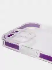 Фиолетовый чехол на iPhone 12 PRO, противоударный