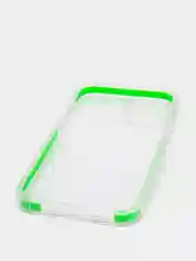 Зеленый чехол на iPhone 12 PRO, противоударный