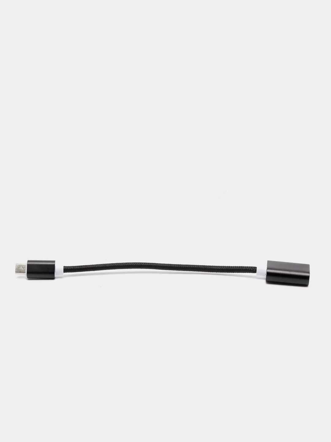 Черный otg переходник micro USB-USB, отг, адаптер, юсб для телефона и планшета