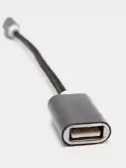 Черный otg переходник micro USB-USB, отг, адаптер, юсб для телефона и планшета