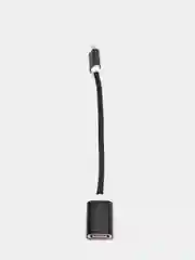 Черный otg переходник micro USB-USB, отг, адаптер, юсб для телефона и планшета