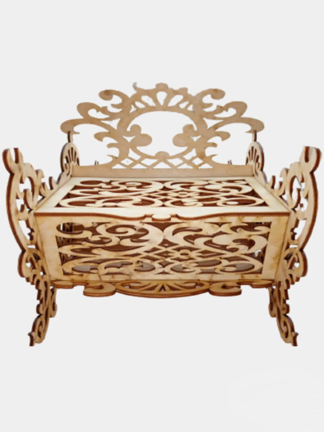 Шкатулка карета купюрница ажурная большая