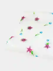 Фуксия силиконовая скатерть с рисунком (гибкое стекло, защитная пленка) на стол, 100х120см, рулон