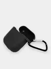 Черный силиконовый чехол для наушников Airpods 1 и 2