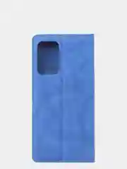 Светло-синий чехол-книжка для Samsung A72 из нубука Super Creative