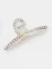 Серый заколка-краб для волос