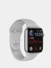 Смарт-часы M26 Plus Smart Watch, со встроенными датчиками, серебристые, 44 мм
