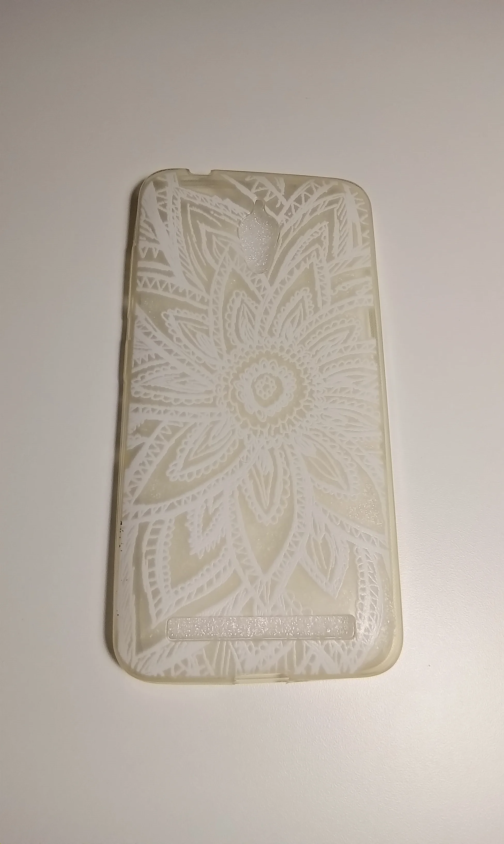 Молочный чехол Asus Zenfone Go ZC 500 TG