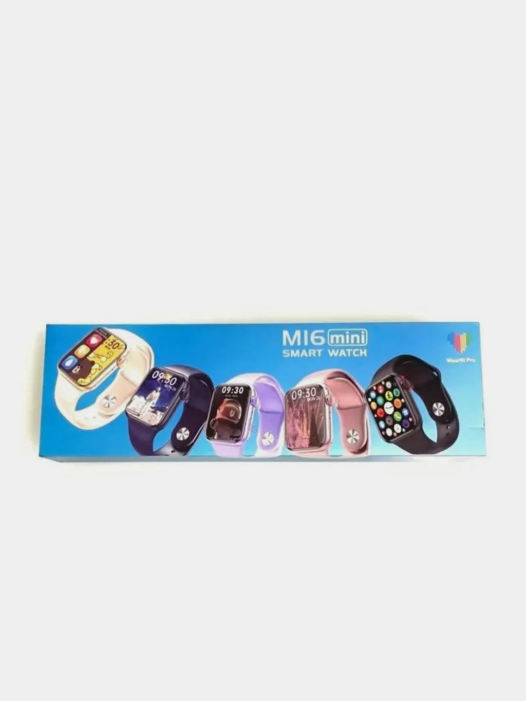 Серебряный смарт-часы Smart watch M16 mini
