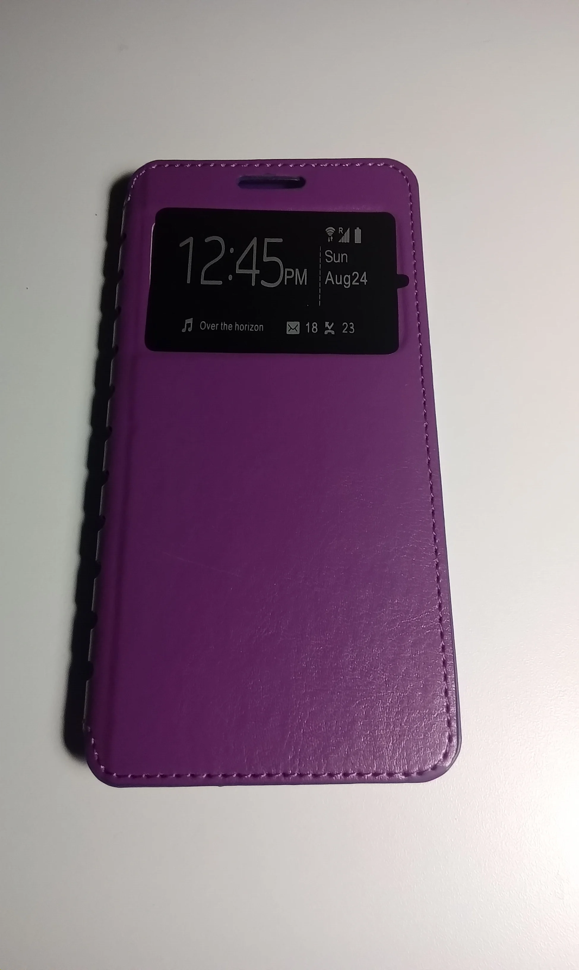 Сиреневый чехол книжка SAMSUNG A5 2016