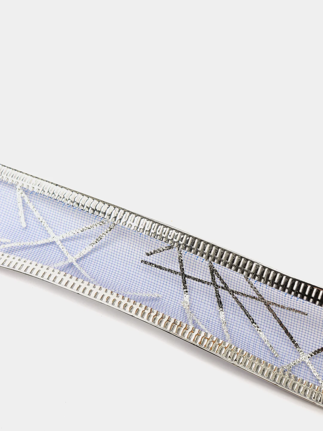 Голубой декоративная лента, 250 см x 2.7 см