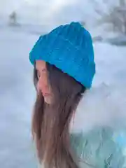 Шапка вязаная ручная работа Aloha