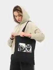 Черный сумка Шоппер по аниме "Наруто"