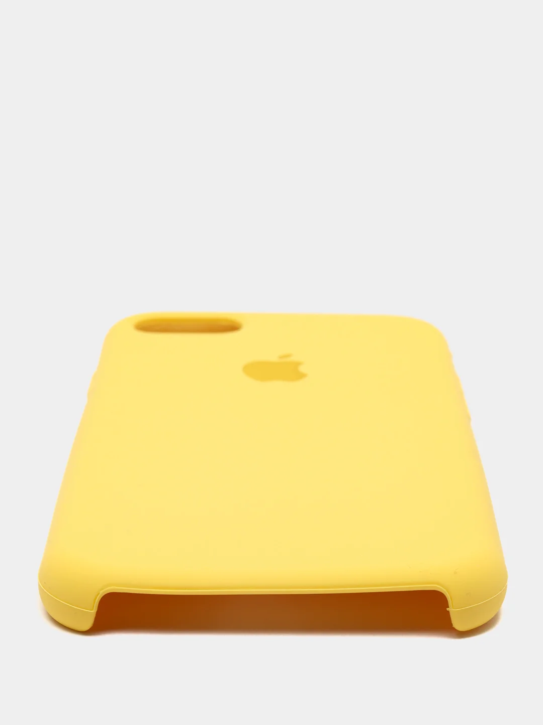 Желтый чехол Silicone Case для iPhone 7, 8, SE2, iPhone Se2 2020, с логотипом