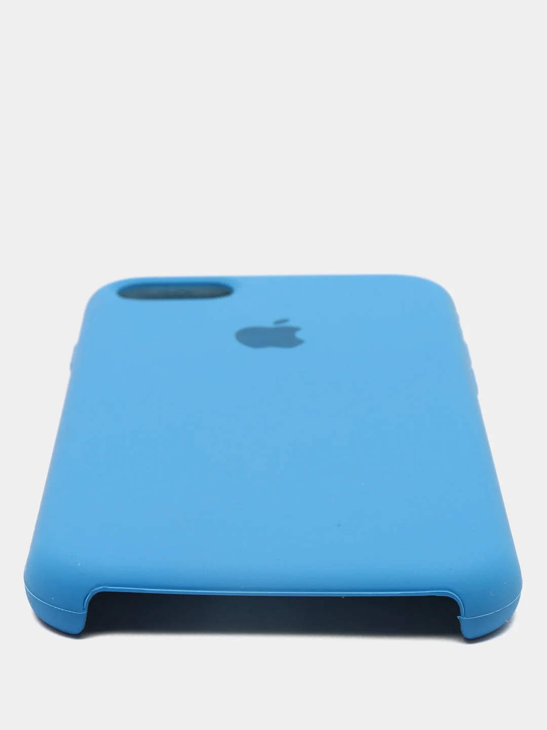 Синий чехол Silicone Case для iPhone 7, 8, SE2, iPhone Se2 2020, с логотипом
