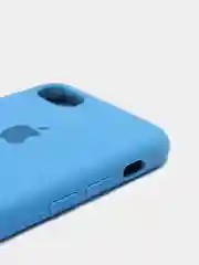 Синий чехол Silicone Case для iPhone 7, 8, SE2, iPhone Se2 2020, с логотипом