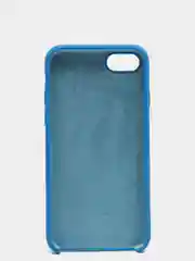 Синий чехол Silicone Case для iPhone 7, 8, SE2, iPhone Se2 2020, с логотипом