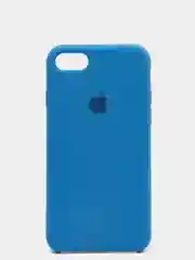 Синий чехол Silicone Case для iPhone 7, 8, SE2, iPhone Se2 2020, с логотипом