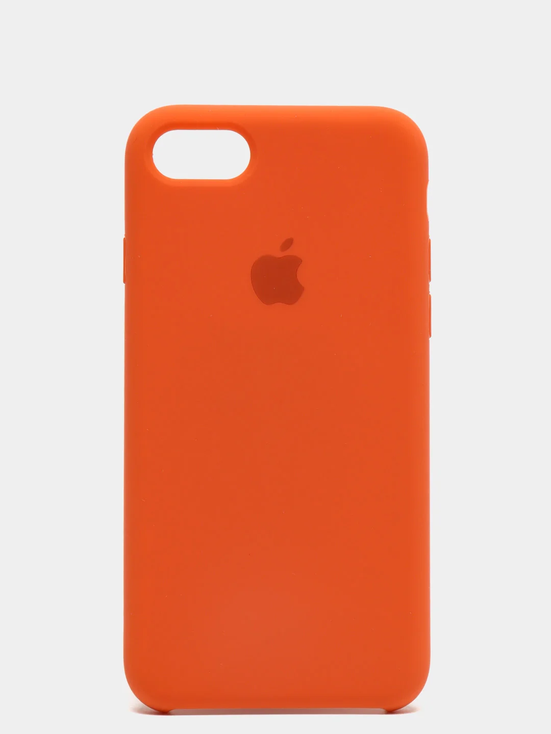 Оранжевый чехол Silicone Case для iPhone 7, 8, SE2, iPhone Se2 2020, с логотипом