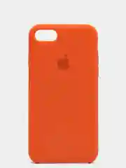 Оранжевый чехол Silicone Case для iPhone 7, 8, SE2, iPhone Se2 2020, с логотипом