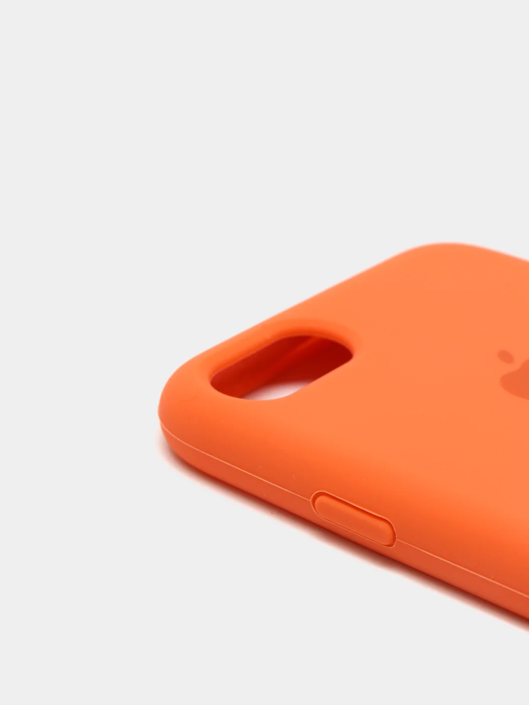 Оранжевый чехол Silicone Case для iPhone 7, 8, SE2, iPhone Se2 2020, с логотипом