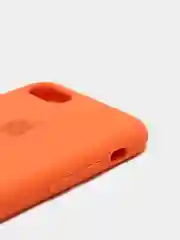 Оранжевый чехол Silicone Case для iPhone 7, 8, SE2, iPhone Se2 2020, с логотипом