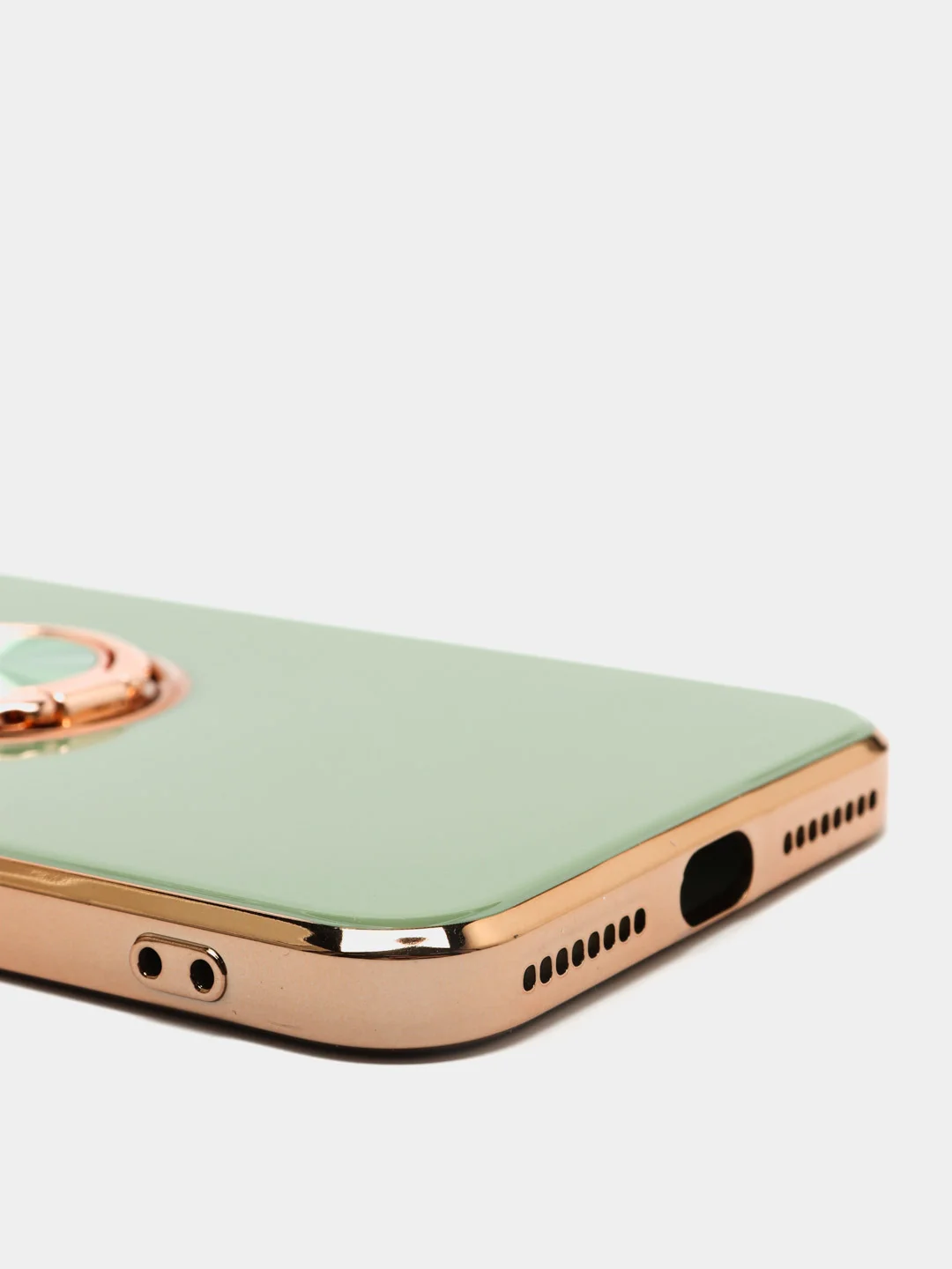 Мятный чехол для Apple iPhone с кольцом для 6/6S/ 7/8 plus/11/11pro/ XR/XS/SE/ 12/12 Pro Max