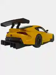Желтый машинка металлическая инерционная/Toyota GR Supra Racing Concept  KT5421D/Kinsmart/