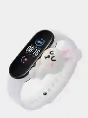 Хром силиконовый ремешок Xiaomi Mi Band 3 и Band 4 "Мультяшки"