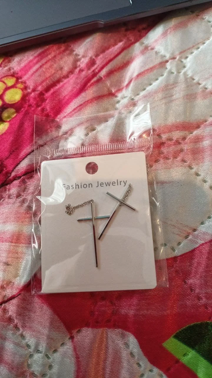 Серебряный серьги