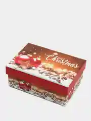 Коралловый меланж коробка подарочная новогодняя