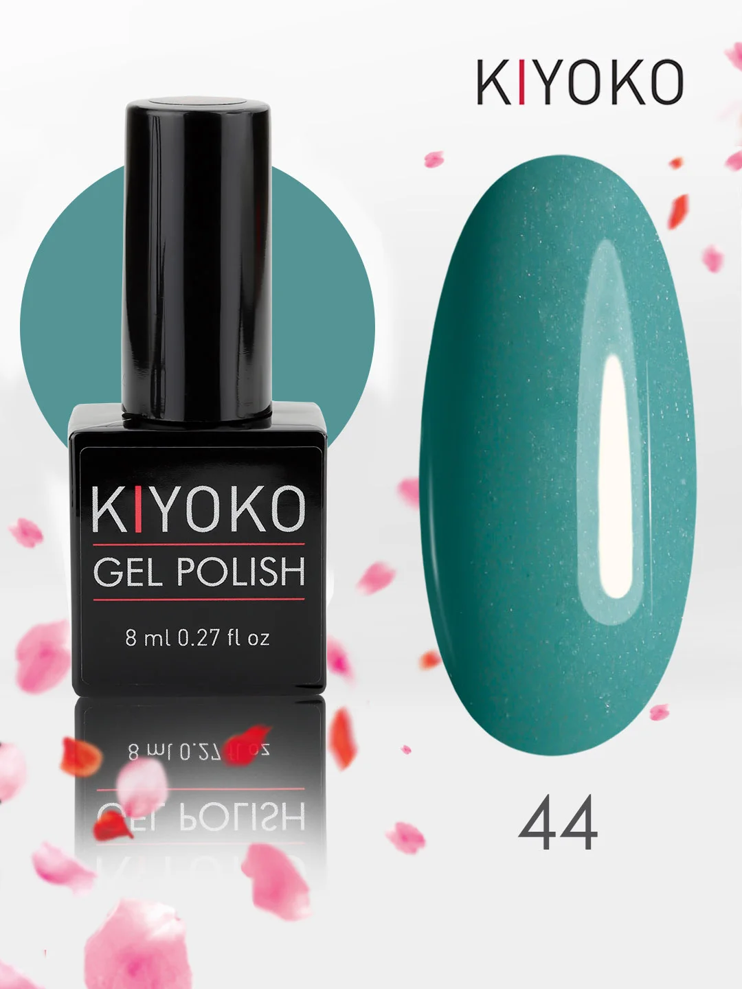 Гель лак для ногтей, гель-лак KIYOKO, 10g (31-60) синий зеленый серый желтый оранжевыйы