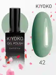 Гель лак для ногтей, гель-лак KIYOKO, 10g (31-60) синий зеленый серый желтый оранжевыйы