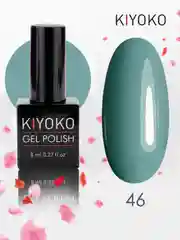 Гель лак для ногтей, гель-лак KIYOKO, 10g (31-60) синий зеленый серый желтый оранжевыйы