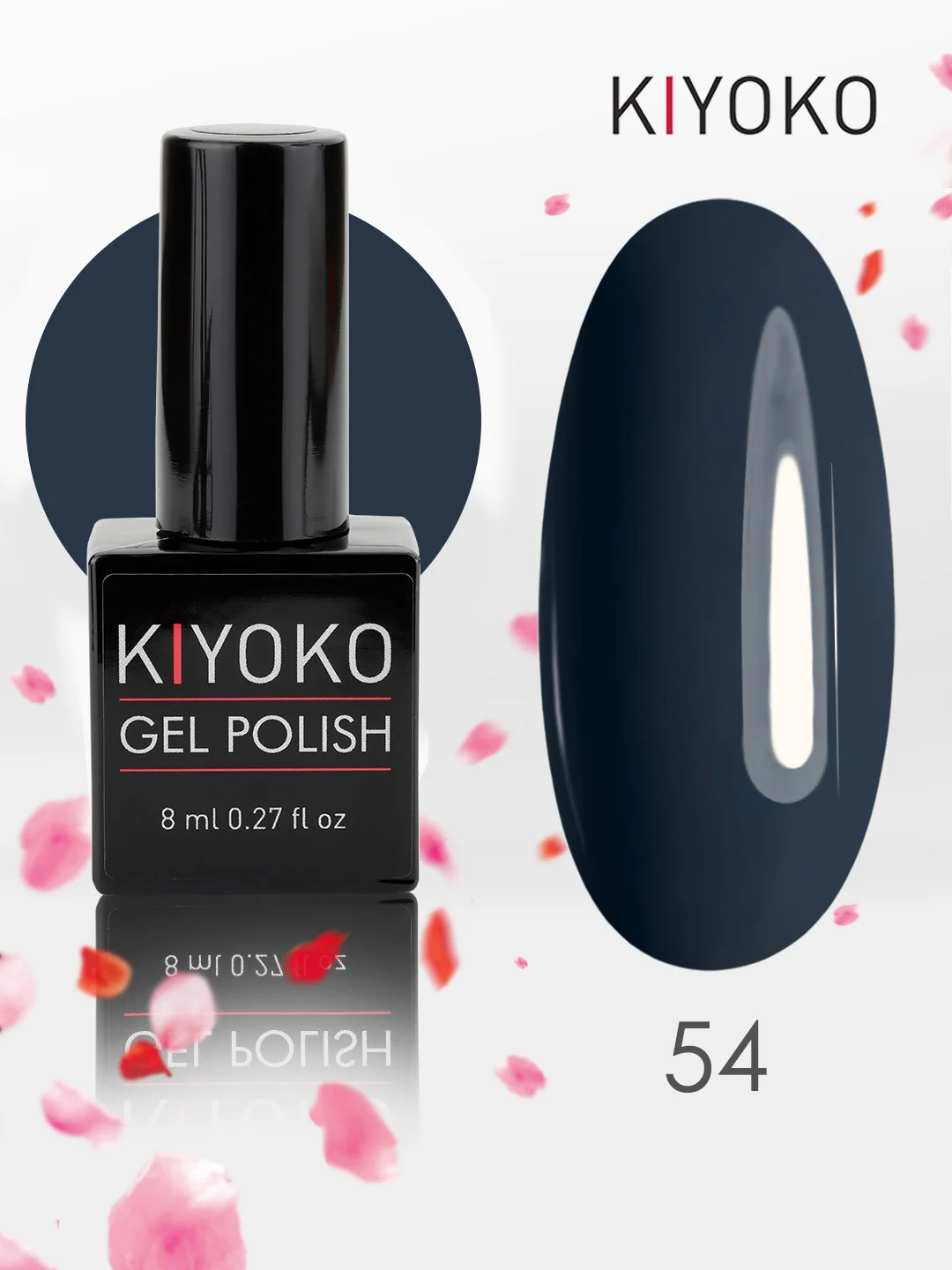 Гель лак для ногтей, гель-лак KIYOKO, 10g (31-60) синий зеленый серый желтый оранжевыйы