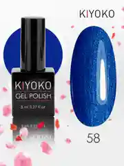 Гель лак для ногтей, гель-лак KIYOKO, 10g (31-60) синий зеленый серый желтый оранжевыйы
