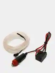 Белый неоновая лента для авто EL wire 3m