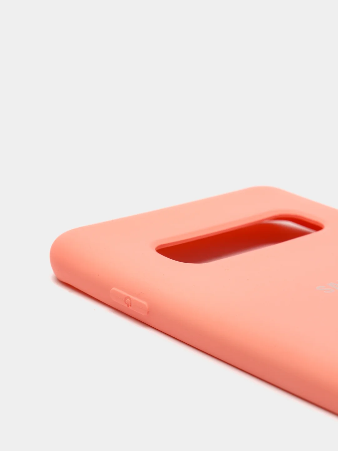 Бежевый защитный силиконовый чехол Silikone Cover для Samsung S10 PLUS