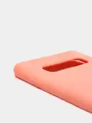Бежевый защитный силиконовый чехол Silikone Cover для Samsung S10 PLUS