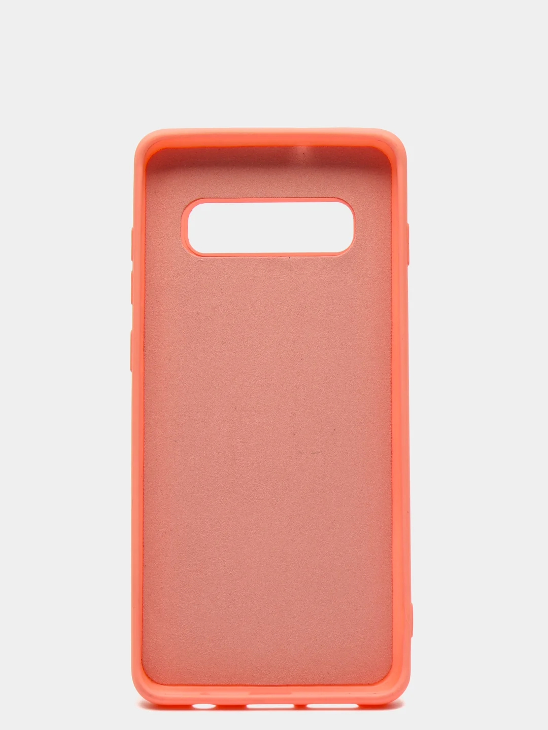 Бежевый защитный силиконовый чехол Silikone Cover для Samsung S10 PLUS