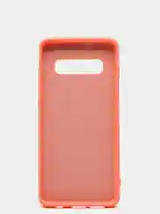 Бежевый защитный силиконовый чехол Silikone Cover для Samsung S10 PLUS