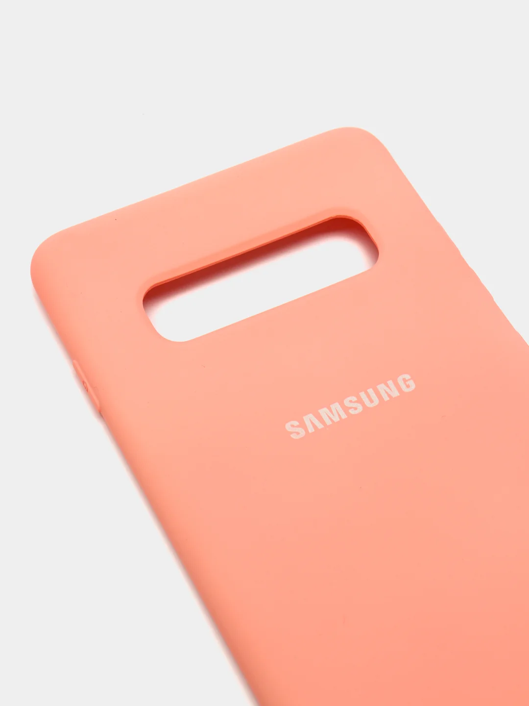 Бежевый защитный силиконовый чехол Silikone Cover для Samsung S10 PLUS