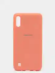 Розовый защитный пластиковый чехол для Samsung A10