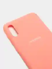 Розовый защитный пластиковый чехол для Samsung A10