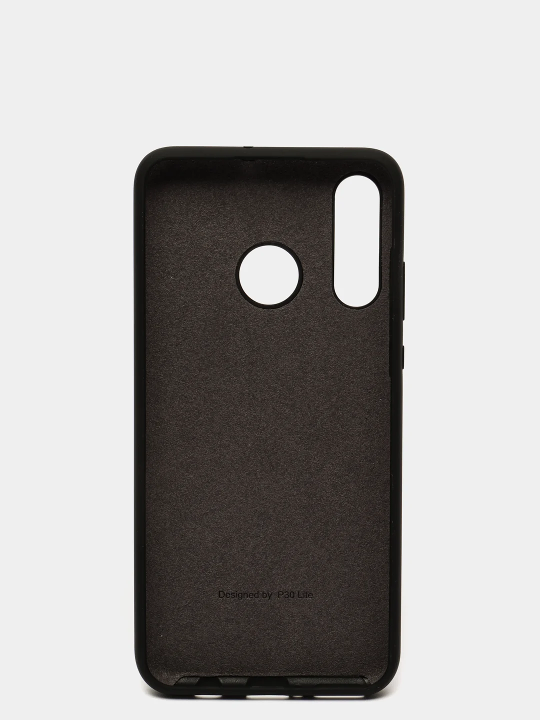 Черный защитный силиконовый чехол Silicone Cover HUAWEI P30 LITE