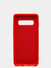 Красный защитный силиконовый чехол Silikone Cover для Samsung S10 PLUS