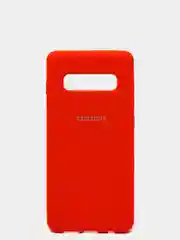 Красный защитный силиконовый чехол Silikone Cover для Samsung S10 PLUS