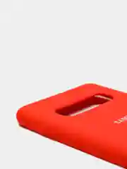 Красный защитный силиконовый чехол Silikone Cover для Samsung S10 PLUS