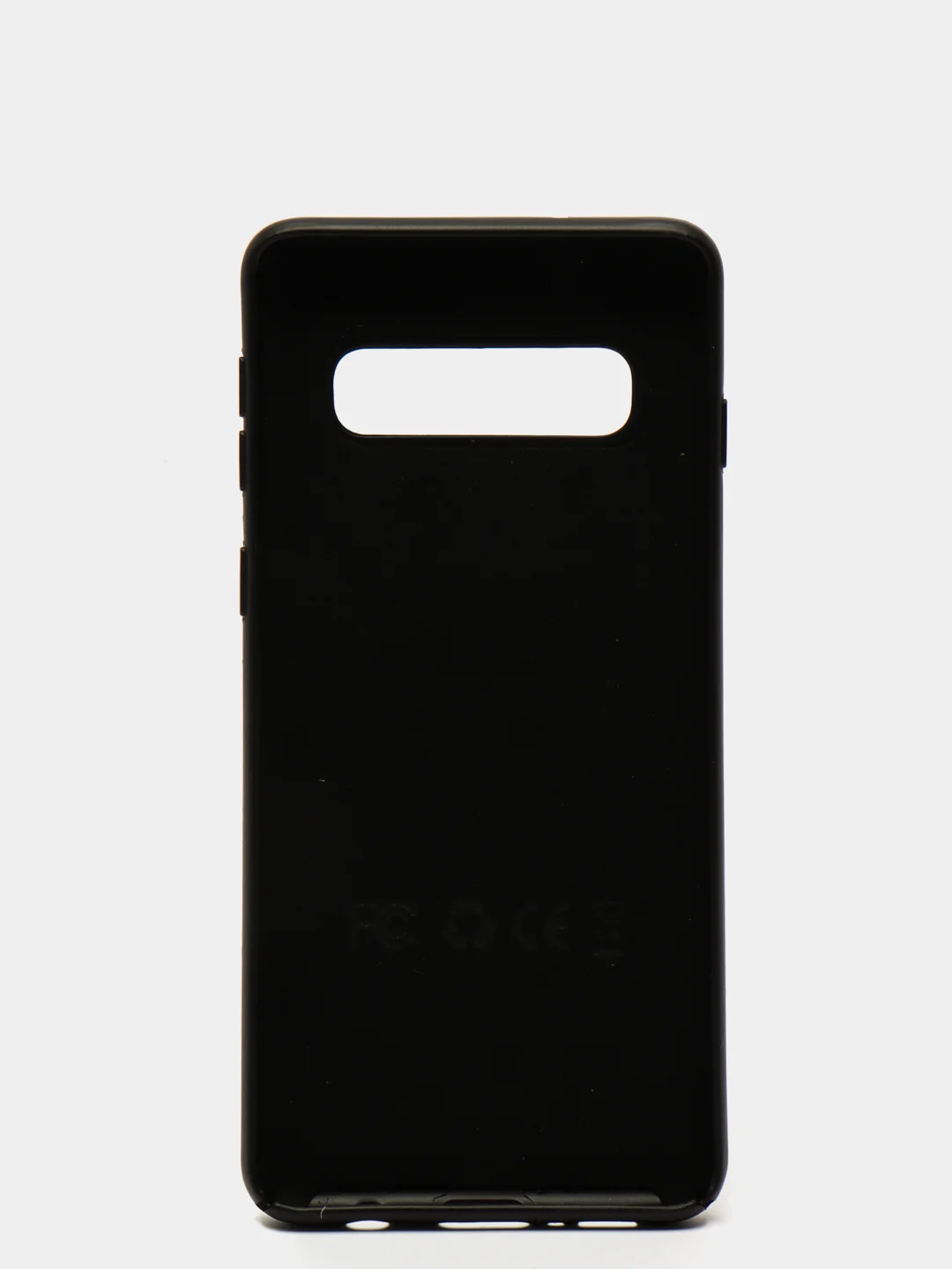Черный защитный силиконовый чехол Silikone Cover для Samsung S10