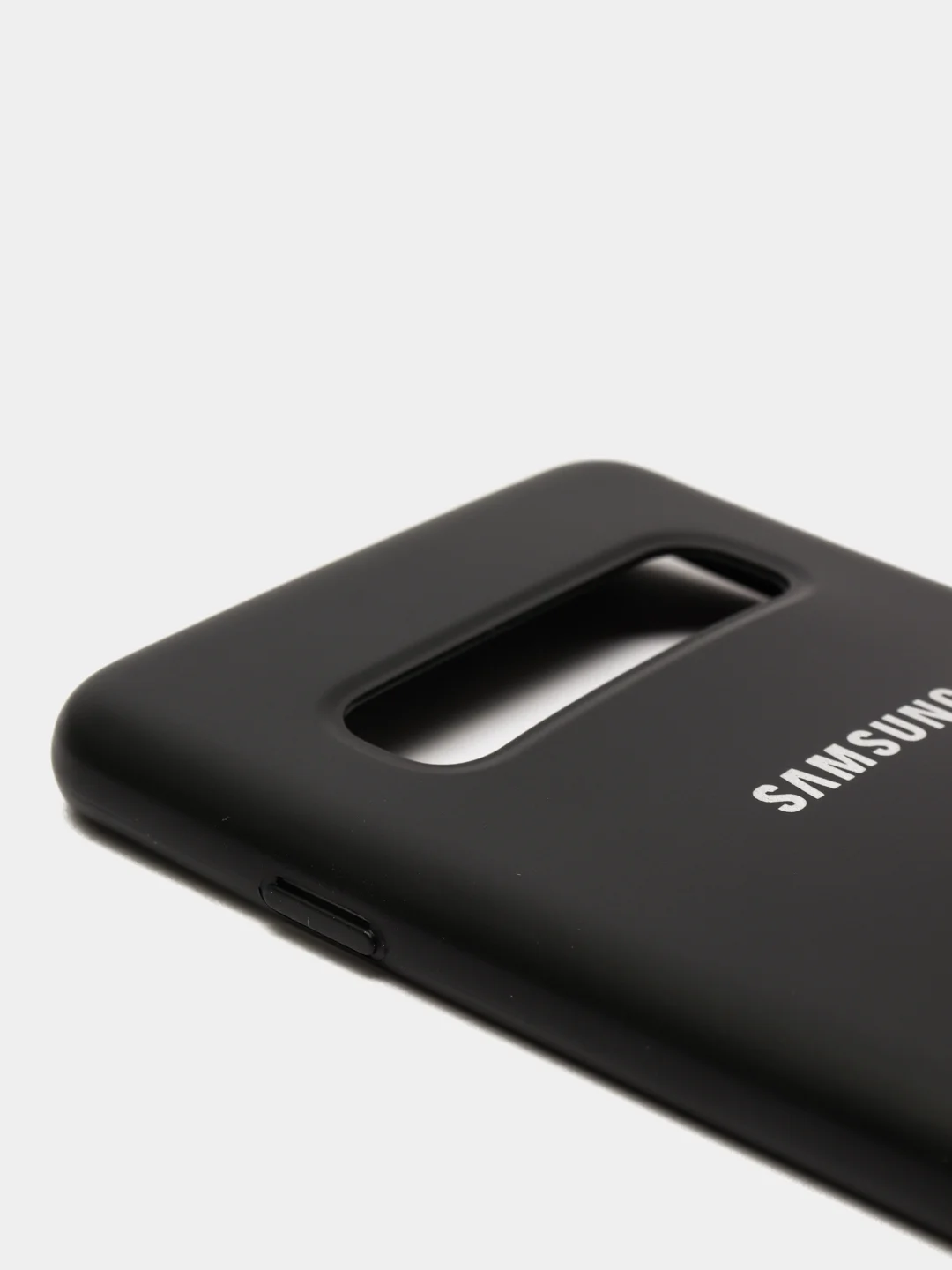 Черный защитный силиконовый чехол Silikone Cover для Samsung S10